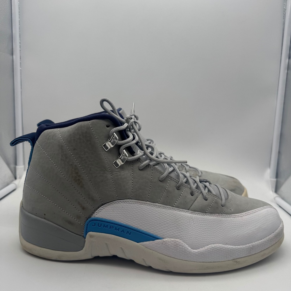 Nike Air Jordan 12 XII Retro University Blue UNC Grey Size 13.5 130690 007 White